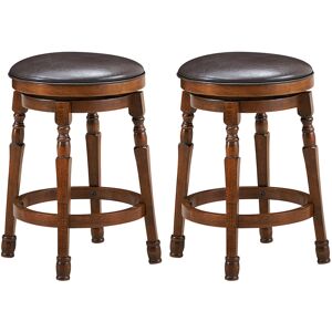 Costway Set of 2 Bar Stools Kitchen Counter Height Pub Chair 360 °Swivel 24"/62cm Tall Costway Set of 2 Bar Stools Kitchen Counter Height Pub Chair 360 °Swivel 24"/62cm Tall