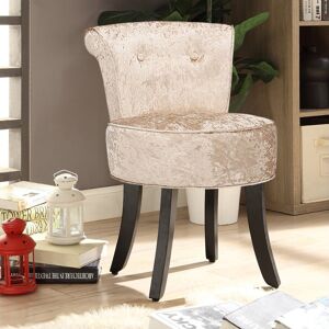 Living And Home Crushed Velvet Vanity Stool Dressing Table Chair Living And Home Crushed Velvet Vanity Stool Dressing Table Chair