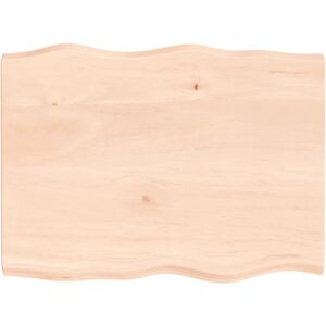 (brown, 80 x 60 x 4 cm) vidaXL Table Top Wooden Desk Top for Table Treated Solid (brown, 80 x 60 x 4 cm) vidaXL Table Top Wooden Desk Top for Table Treated Solid