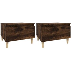 (smoked oak, 2 pcs) vidaXL 1/2x Side Table Engineered Wood End Centre Side Table (smoked oak, 2 pcs) vidaXL 1/2x Side Table Engineered Wood End Centre Side Table