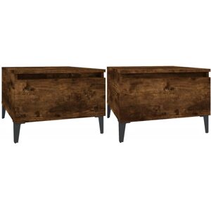 (smoked oak, 2 pcs) vidaXL 1/2x Side Table Engineered Wood End Centre Side Table (smoked oak, 2 pcs) vidaXL 1/2x Side Table Engineered Wood End Centre Side Table