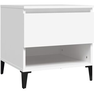 (white, 1 pcs) vidaXL 1/2x Side Table White Engineered Wood Sofa Couch End Coffe (white, 1 pcs) vidaXL 1/2x Side Table White Engineered Wood Sofa Couch End Coffe