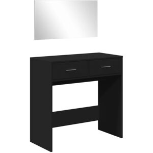 (black) vidaXL Dressing Table with Mirror Cosmetic Table Makeup Table Vanity Des (black) vidaXL Dressing Table with Mirror Cosmetic Table Makeup Table Vanity Des