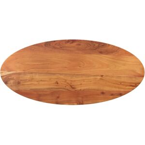vidaXL Acacia Wood Table Top 110x50x3.8 cm - Rustic Oval Design vidaXL Acacia Wood Table Top 110x50x3.8 cm - Rustic Oval Design