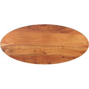 VidaXL Acacia Wood Oval Table Top - Rustic 120x60cm VidaXL Acacia Wood Oval Table Top - Rustic 120x60cm