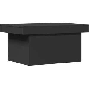 vidaXL Coffee Table Hallway Accent End Table Side Table Black Engineered Wood vidaXL Coffee Table Hallway Accent End Table Side Table Black Engineered Wood