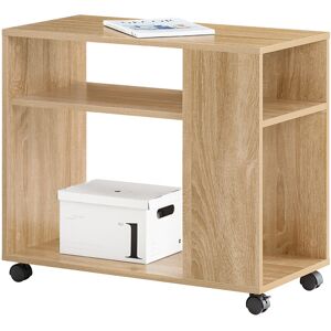 SoBuy® FBT34-N, Side Table End Table Coffee Table with Storage Shelves on Wheels SoBuy® FBT34-N, Side Table End Table Coffee Table with Storage Shelves on Wheels