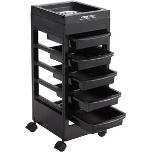 (black 5 Drawer, Plastic) VEVOR Ultimate Salon Trolley Cart Lockable Beauty Salo (black 5 Drawer, Plastic) VEVOR Ultimate Salon Trolley Cart Lockable Beauty Salo