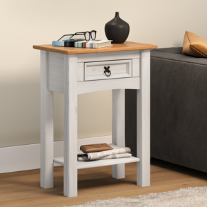 Mercers Furniture Corona White 1 Drawer Console Table Mercers Furniture Corona White 1 Drawer Console Table