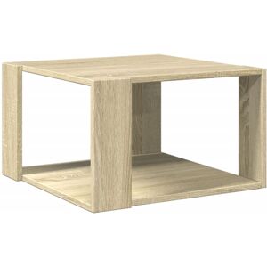 (sonoma oak, 51.5 x 51.5 x 30 cm) vidaXL Coffee Table Hallway Side Table Desk Ac (sonoma oak, 51.5 x 51.5 x 30 cm) vidaXL Coffee Table Hallway Side Table Desk Ac