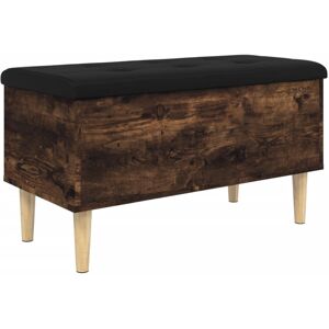 (smoked oak, 82 x 42 x 46 cm) vidaXL Storage Bench Hallway Bench Seat Entryway S (smoked oak, 82 x 42 x 46 cm) vidaXL Storage Bench Hallway Bench Seat Entryway S