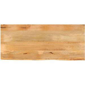vidaXL Table Top Live Edge Replacement Board Dining Table Top Solid Wood Mango vidaXL Table Top Live Edge Replacement Board Dining Table Top Solid Wood Mango