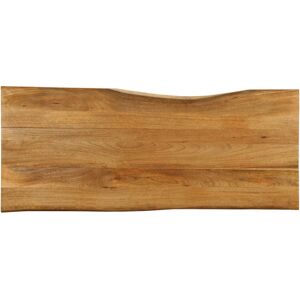 vidaXL Mango Wood Tabletop - Rustic Live Edge - 140x60 cm vidaXL Mango Wood Tabletop - Rustic Live Edge - 140x60 cm