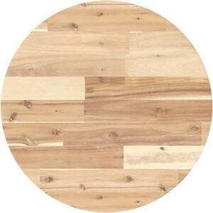 vidaXL Round Solid Wood Acacia Table Top - Table Top vidaXL Round Solid Wood Acacia Table Top - Table Top