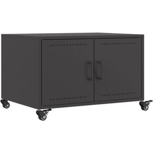 vidaXL Coffee Table Hallway Tea Centre End Table Accent Side Table Black Steel vidaXL Coffee Table Hallway Tea Centre End Table Accent Side Table Black Steel