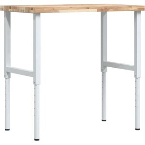 vidaXL Workbench Wooden Work Table Work Bench Solid Wood Acacia Rectangular vidaXL Workbench Wooden Work Table Work Bench Solid Wood Acacia Rectangular