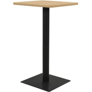 vidaXL Bistro Table Oak Colour Kitchen Dining Room French Dinner Coffee Table vidaXL Bistro Table Oak Colour Kitchen Dining Room French Dinner Coffee Table