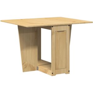 vidaXL Butterfly Dining Table Foldable Dinner Table Wax Brown Solid Wood Pine vidaXL Butterfly Dining Table Foldable Dinner Table Wax Brown Solid Wood Pine