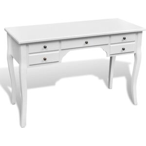 vidaXL Awo00916 - Antique French Desk with 5 Drawers vidaXL Awo00916 - Antique French Desk with 5 Drawers