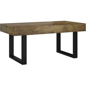 (dark brown) vidaXL Coffee Table MDF and Iron Centre Accent Table Furniture Mult (dark brown) vidaXL Coffee Table MDF and Iron Centre Accent Table Furniture Mult