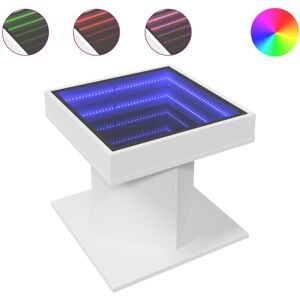 (white) vidaXL Coffee Table with LED End Table Side Table Sonoma Oak Engineered (white) vidaXL Coffee Table with LED End Table Side Table Sonoma Oak Engineered