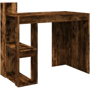 vidaXL Office Desk Smoked Oak - Desk vidaXL Office Desk Smoked Oak - Desk