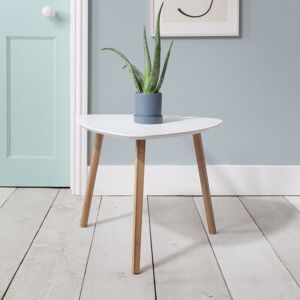 Noa and Nani (Classic White and Natural Pine) Malme Large Side Table Occasional Noa and Nani (Classic White and Natural Pine) Malme Large Side Table Occasional