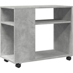 (concrete grey) vidaXL Side Table with Wheels Hall Tea End Table Sofa Table Engi (concrete grey) vidaXL Side Table with Wheels Hall Tea End Table Sofa Table Engi