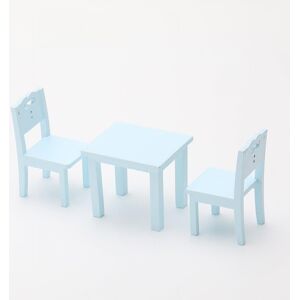Bebetter Kids Table Chair Set - Simulation Furniture Toy - Blue Bebetter Kids Table Chair Set - Simulation Furniture Toy - Blue