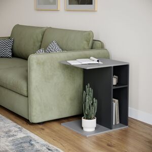 URBN Living (Grey/Black) C-Shape Sofa Side Wooden Table End Coffee Bedside Nightstand Laptop URBN Living (Grey/Black) C-Shape Sofa Side Wooden Table End Coffee Bedside Nightstand Laptop