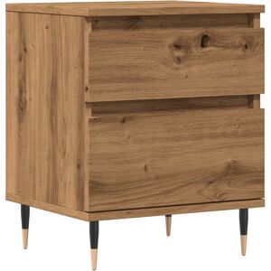 (artisan oak, 1 pcs) vidaXL Bedside Cabinet Nightstand Bed Side Table Artisan Oa (artisan oak, 1 pcs) vidaXL Bedside Cabinet Nightstand Bed Side Table Artisan Oa