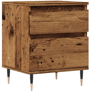 (old wood, 1 pcs) vidaXL Bedside Cabinet Nightstand Bed Side Table Artisan Oak E (old wood, 1 pcs) vidaXL Bedside Cabinet Nightstand Bed Side Table Artisan Oak E