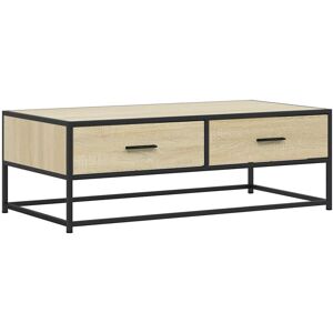 (sonoma oak) vidaXL Coffee Table End Table Side Table Brown Oak Engineered Wood (sonoma oak) vidaXL Coffee Table End Table Side Table Brown Oak Engineered Wood