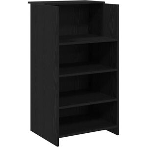 (black, 55 x 50 x 103.5 cm) vidaXL Reception Desk Smoked Oak 55x50x103.5 cm Engi (black, 55 x 50 x 103.5 cm) vidaXL Reception Desk Smoked Oak 55x50x103.5 cm Engi