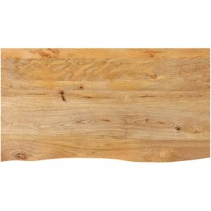 vidaXL Table Top Live Edge Replacement Board Dining Table Top Solid Wood Mango vidaXL Table Top Live Edge Replacement Board Dining Table Top Solid Wood Mango