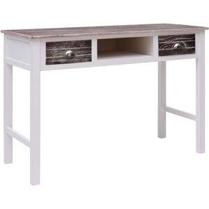 vidaXL Writing Desk Brown 110x45x76 cm Wood vidaXL Writing Desk Brown 110x45x76 cm Wood