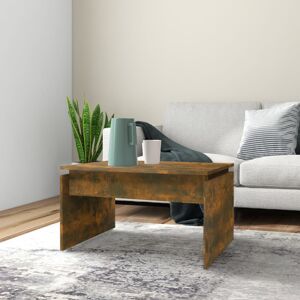 vidaXL Coffee Table Smoked Oak 68x50x38 cm Engineered Wood vidaXL Coffee Table Smoked Oak 68x50x38 cm Engineered Wood