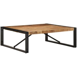 (Solid rough mango wood, 100 x 100 x 35 cm) vidaXL Coffee Table Multicolour 100x (Solid rough mango wood, 100 x 100 x 35 cm) vidaXL Coffee Table Multicolour 100x