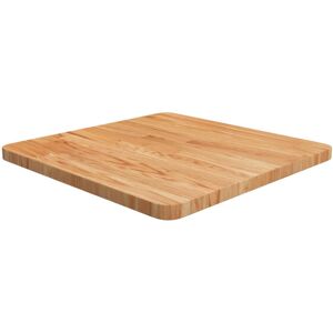 (Light brown, 50 x 50 x 2.5 cm (L x W x T)) vidaXL Solid Wood Oak Square Table T (Light brown, 50 x 50 x 2.5 cm (L x W x T)) vidaXL Solid Wood Oak Square Table T