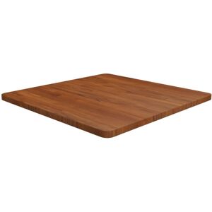 (Dark brown, 70 x 70 x 2.5 cm (L x W x T)) vidaXL Solid Wood Oak Square Table To (Dark brown, 70 x 70 x 2.5 cm (L x W x T)) vidaXL Solid Wood Oak Square Table To