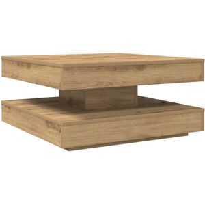 (artisan oak, 70 x 70 x 34.5 cm) vidaXL Coffee Table 360-Degree Rotatable Hallwa (artisan oak, 70 x 70 x 34.5 cm) vidaXL Coffee Table 360-Degree Rotatable Hallwa