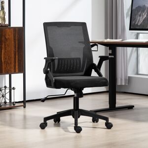 Vinsetto Mesh Office Chair with Lumbar Support, Flip-Up Armrests, Tilt Function, Vinsetto Mesh Office Chair with Lumbar Support, Flip-Up Armrests, Tilt Function,