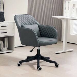 Vinsetto Office Chair with Rechargeable Vibration Massage, Grey Vinsetto Office Chair with Rechargeable Vibration Massage, Grey