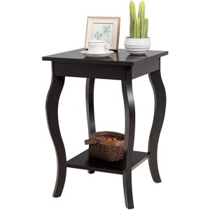 Costway End Table Living Room Accent Table Open Storage Shelves Sofa Side Table Costway End Table Living Room Accent Table Open Storage Shelves Sofa Side Table