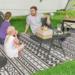 Outsunny 3 ft Folding Camping Table w/ Adjustable Heights & Mesh Desktop Outsunny 3 ft Folding Camping Table w/ Adjustable Heights & Mesh Desktop