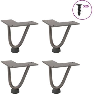 (natural, 10 cm) vidaXL Hairpin Table Legs Hairpin Legs Coffee Table leg 4 pcs S (natural, 10 cm) vidaXL Hairpin Table Legs Hairpin Legs Coffee Table leg 4 pcs S