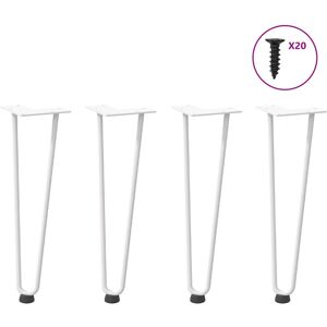 (white, 42 cm) vidaXL Hairpin Table Legs Hairpin Legs Coffee Table leg 4 pcs Sol (white, 42 cm) vidaXL Hairpin Table Legs Hairpin Legs Coffee Table leg 4 pcs Sol