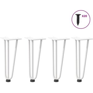 (white, 30 cm) vidaXL Hairpin Table Legs Hairpin Legs Coffee Table leg 4 pcs Sol (white, 30 cm) vidaXL Hairpin Table Legs Hairpin Legs Coffee Table leg 4 pcs Sol