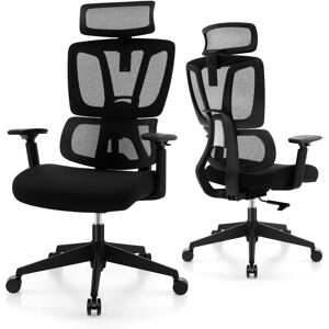 Costway Ergonomic Office Chair Adjustable Desk Chair Breathable Mesh w/ Lumbar Support Costway Ergonomic Office Chair Adjustable Desk Chair Breathable Mesh w/ Lumbar Support