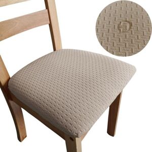 Unbranded (khaki) WaterProof Durable Spandex Jacquard Dining Room Chair Seat Covers,Remova Unbranded (khaki) WaterProof Durable Spandex Jacquard Dining Room Chair Seat Covers,Remova